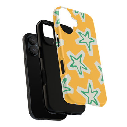 Retro Star Pattern Phone Case | Tough Cases, Colorful Cover for Phones, Phone Accessories, Gift for Her, Trendy Cases