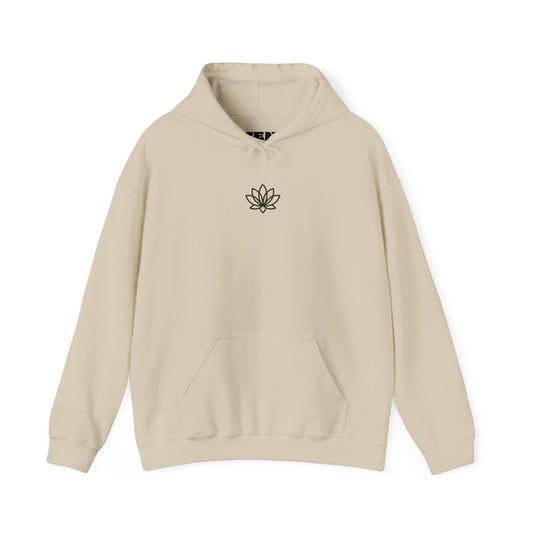 Lotus and Sunset Unisex Hoodie - Cozy Gift for Mindfulness, Meditation, or Nature Lovers, Perfect for Fall and Winter