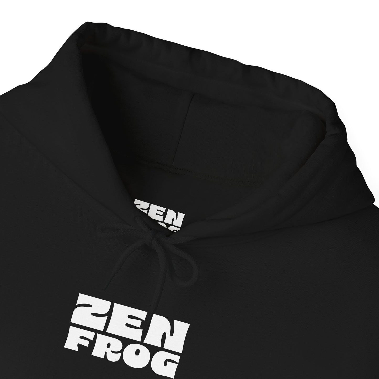 Zen Frog Octopus Unisex Heavy Blend Hooded Sweatshirt, Cozy Graphic Hoodie, Gift for Ocean Lovers, Unique Casual Wear, Relaxed Style