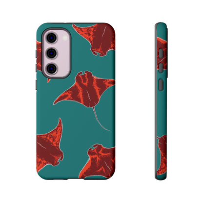 Manta Ray Phone Case, Tropical Phone Cover, Ocean Vibe Accessories, Summer Gift Idea, Marine Animal Merchandise