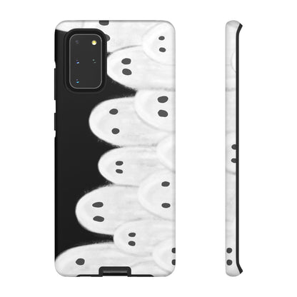 Painted Ghosts Phone Case | Ghostly Tough Phone Case for Spooky Style, Halloween Gift, Phone Cover, Ghost Theme, Unique Accessory, Spooky Season, Viral Painted Ghosts Inspired Design