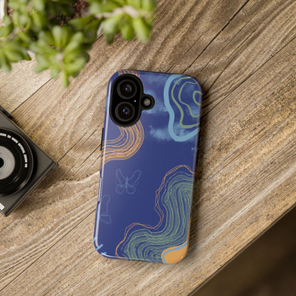 Artistic Phone Case, Abstract Phone Cover, Gift for Her, Modern Design, Boho Phone Case, Unique Phone Accessories