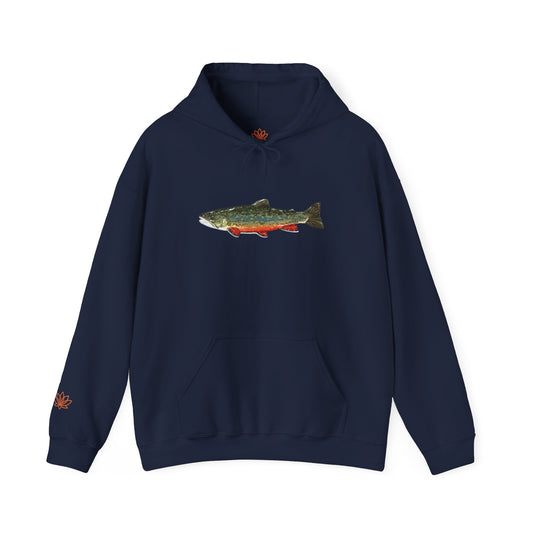Trout Design Heavy Blend Hoodie, Fishing Gift, Outdoor Apparel, Comfortable Sweatshirt, Unisex Hoodie, Casual Fishing Wear