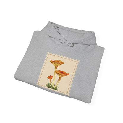 Botanical Print Hoodie, Cozy Sweatshirt, Nature Lover Gift, Comfortable Casual Wear, Fall Fashion, Unisex Hoodie, Comfy Mushroom Hoodie, Nature Vibes, Perfect for Fall