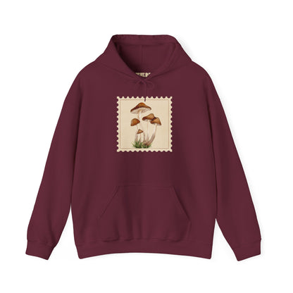 Mushroom Art Hoodie, Cozy Sweatshirt, Nature Lover Gift, Unisex Pullover, Boho Style Apparel, Fall Fashion, Eco-Friendly Wear, Artsy Sweatshirts, Aesthetic Hoodies, Graphic, Nature-inspired