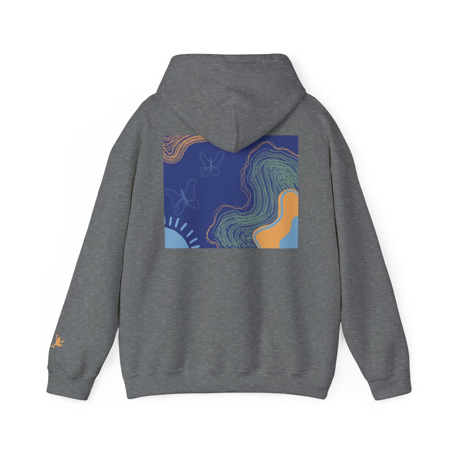 Unisex Heavy Blend™ Hooded Sweatshirt - Cozy Everyday Comfort, Perfect Gift for Nature Lovers and Art Enthusiasts