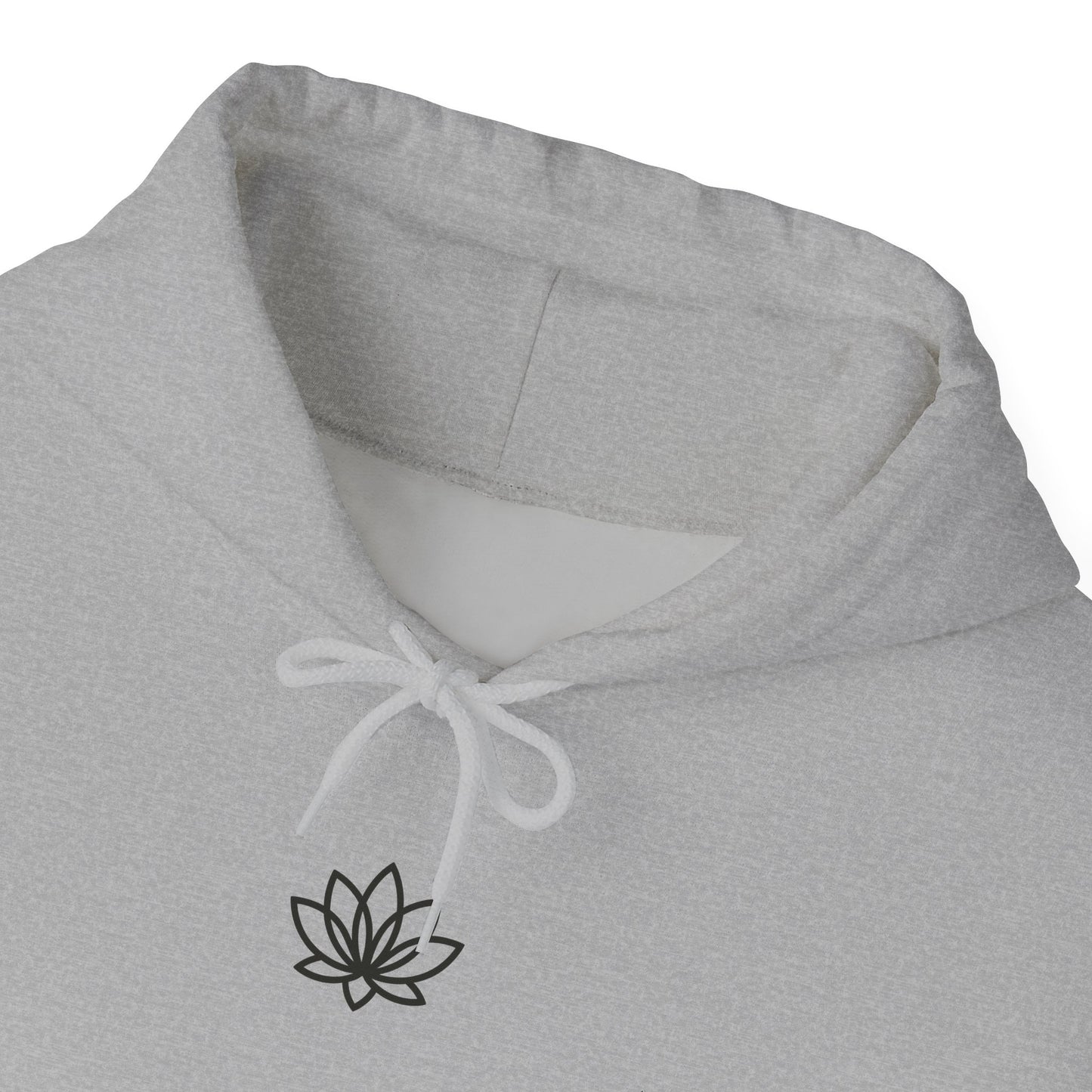 Lotus & Sun Graphic Hoodie - Cozy Unisex Sweatshirt, Trendy Casual Wear, Yoga Gift, Inspirational Apparel, Relaxed Style