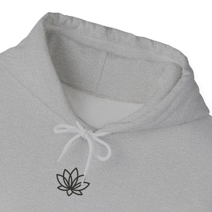 Lotus & Sun Graphic Hoodie - Cozy Unisex Sweatshirt, Trendy Casual Wear, Yoga Gift, Inspirational Apparel, Relaxed Style