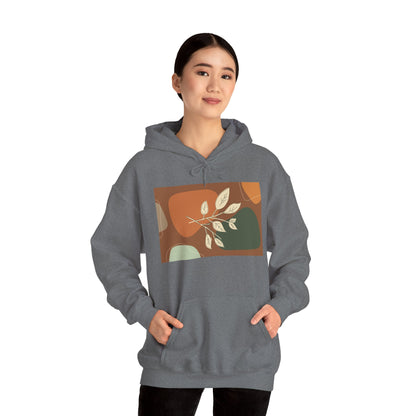 Botanical Design Unisex Hoodie, Cozy Sweatshirt for Nature Lovers, Gift for Friends, Autumn Fashion, Comfortable Casual Wear