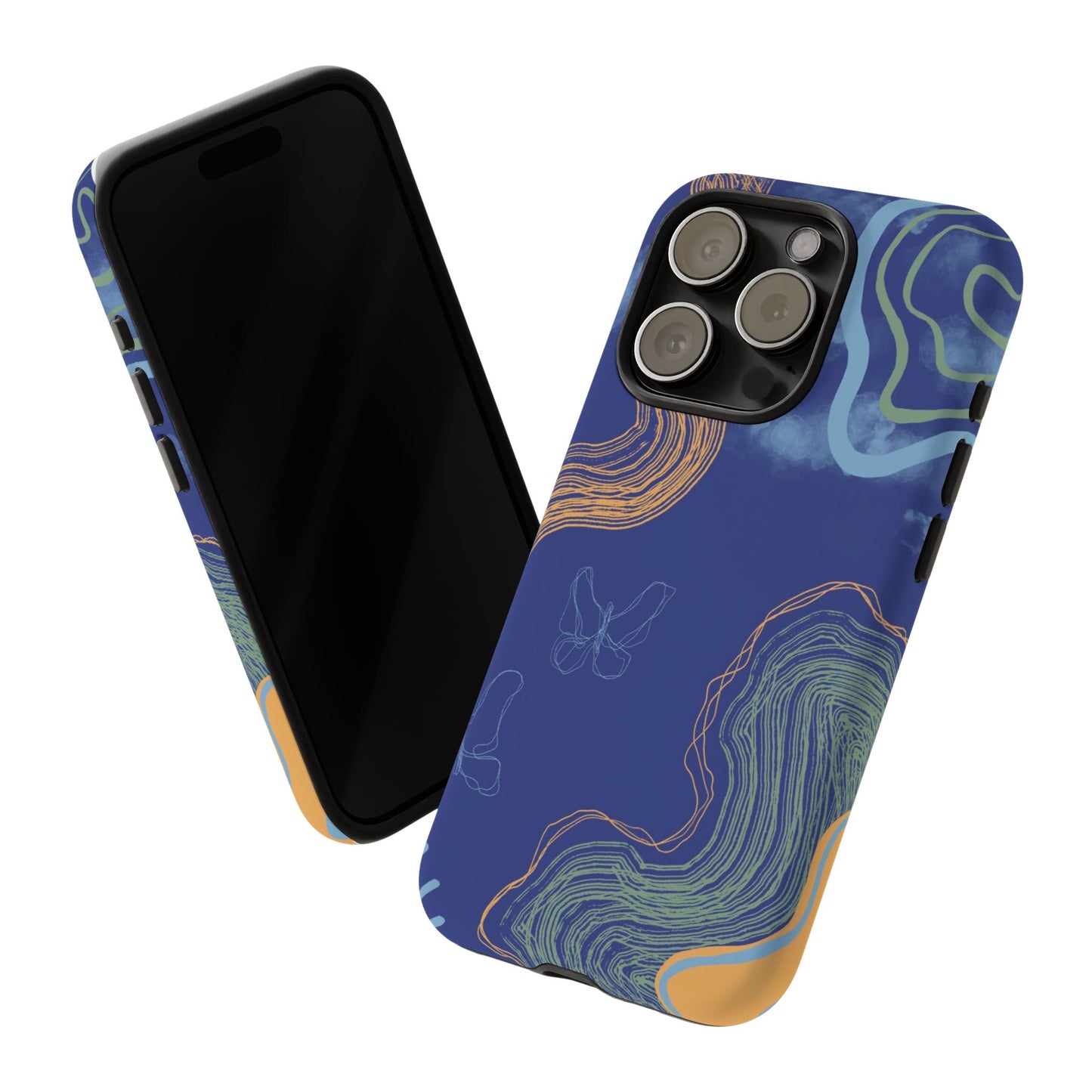 Artistic Phone Case, Abstract Phone Cover, Gift for Her, Modern Design, Boho Phone Case, Unique Phone Accessories