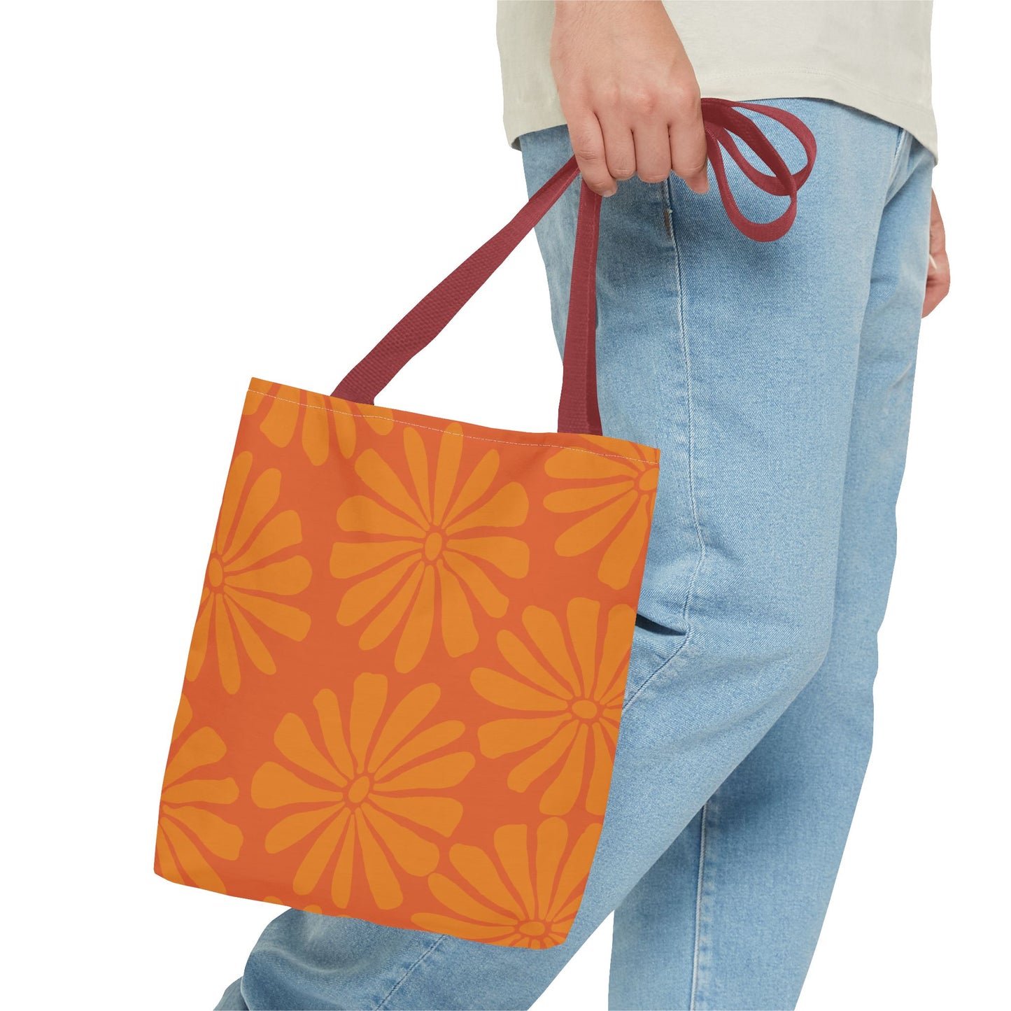 Vibrant Floral Tote Bag - Fun, Stylish, Versatile for Everyday Use, Beach, Shopping, Gifts, Travel