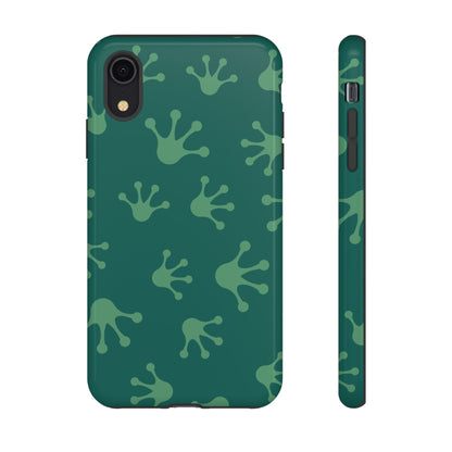 Frog Print Phone Case, Nature Lover Gift, Eco-Friendly Cover, Fun Green Design, Unique Frog Accessories