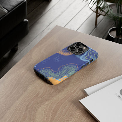 Artistic Phone Case, Abstract Phone Cover, Gift for Her, Modern Design, Boho Phone Case, Unique Phone Accessories