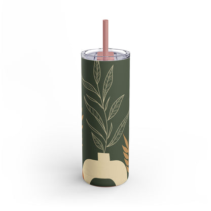 Boho-Inspired Tumbler, Modern Minimalist, Matte, Gift for Her, Mother's Day Gift, Nature Tumbler