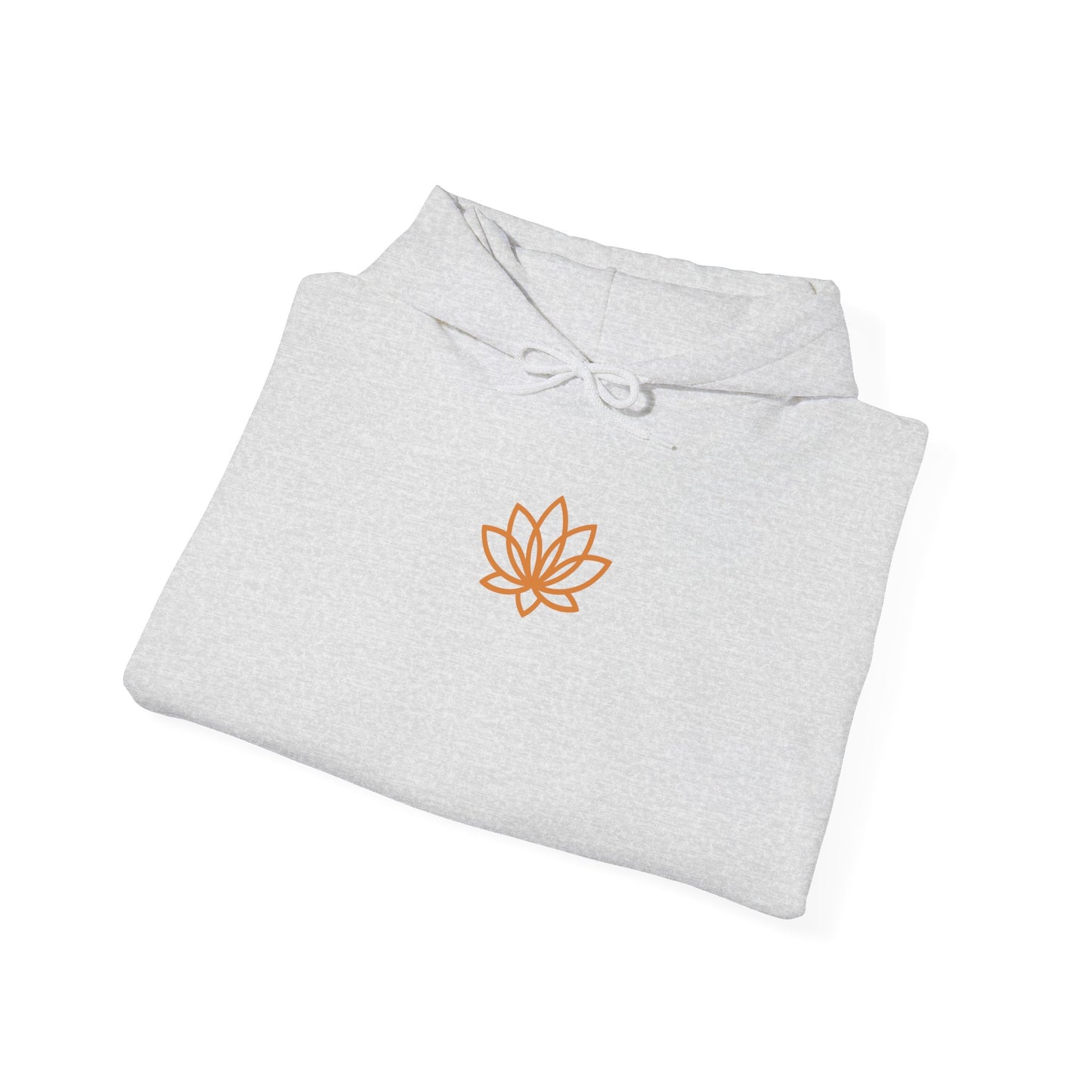Serene Adventure Hoodie with Lotus Design, Eco-Friendly Sweatshirt for Outdoors, Yoga, Surfing, Beach Days, Mindfulness, Gift for Her, Gift for Him, Kayak Sweatshirt, Outdoor Designs
