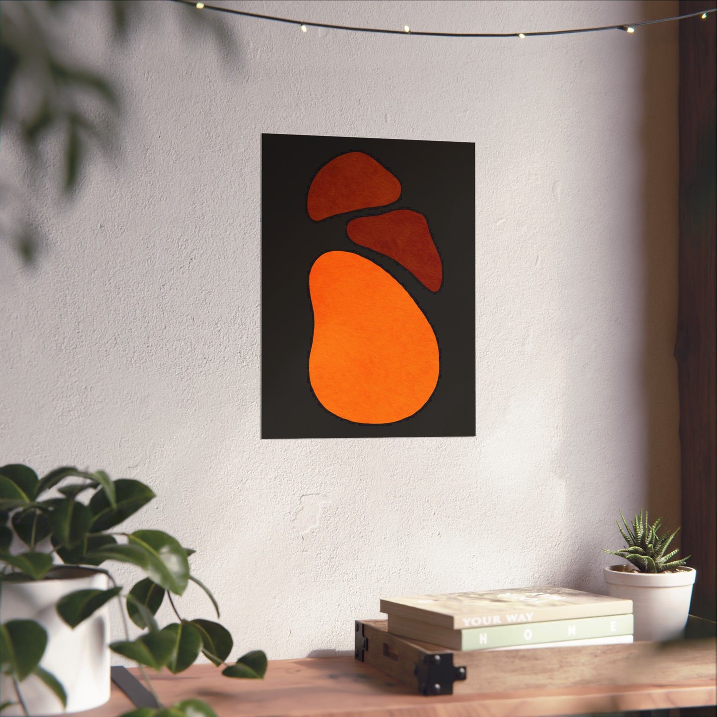 Modern Abstract Matte Vertical Posters, Minimalist Wall Art, Boho Decor, Home Office Artwork, Gift for Art Lovers