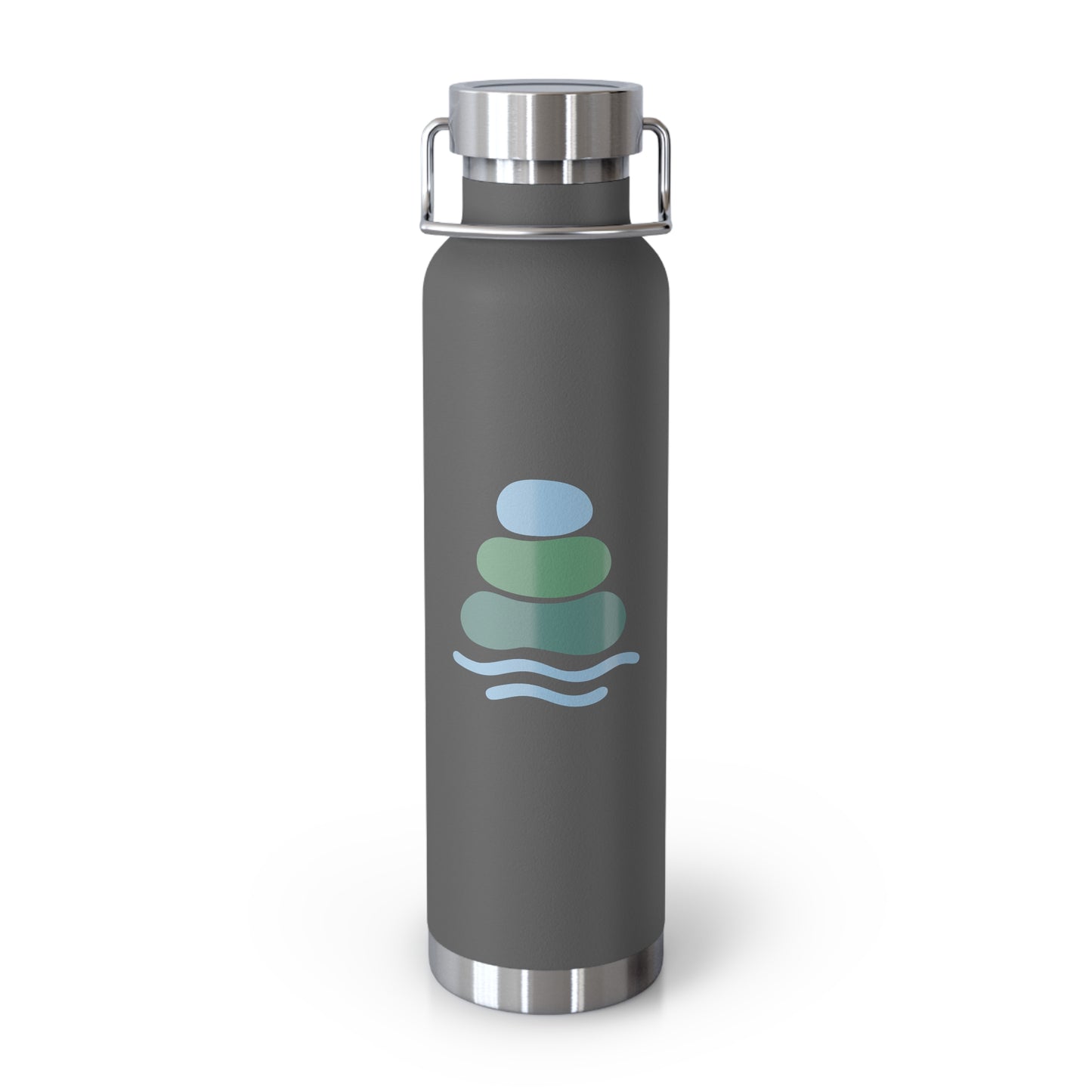 Calm Oasis Water Bottle | Insulated Hydration Flask for Yoga, Travel, Exercise, Eco-friendly Gift, Outdoor Adventures, Gift for Him, Gift for Her