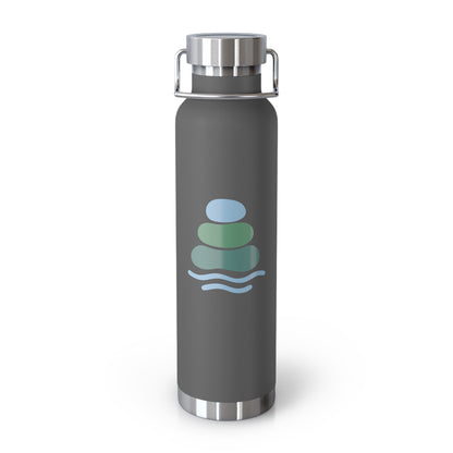 Calm Oasis Water Bottle | Insulated Hydration Flask for Yoga, Travel, Exercise, Eco-friendly Gift, Outdoor Adventures, Gift for Him, Gift for Her