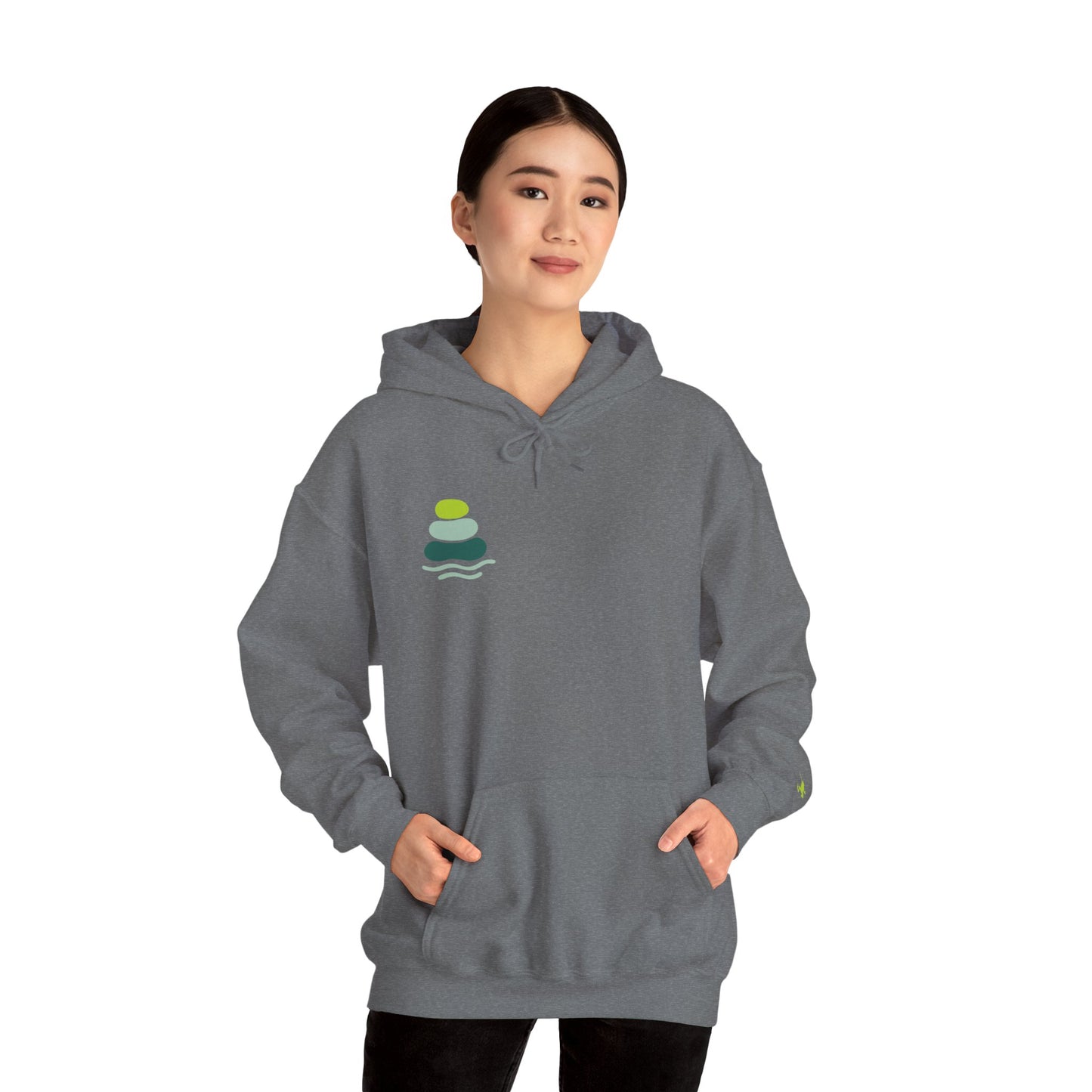 Nature-Inspired Unisex Hooded Sweatshirt, Comfortable Pullover, Casual Clothing, Eco-Friendly Gift, Chill Vibe Hoodie, Relaxing Outfit