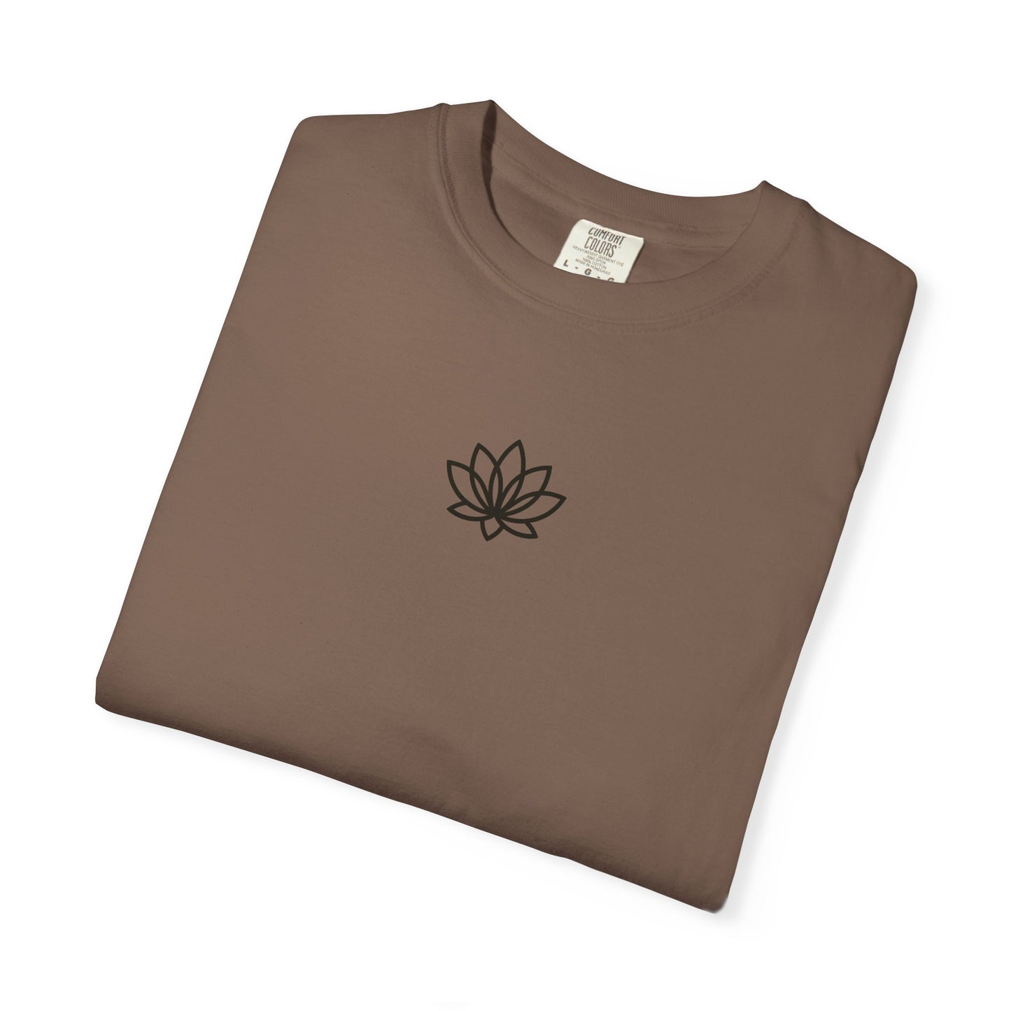 Lotus Bloom Unisex T-shirt, Soft Cotton Tee, Spiritual Gift, Meditation Wear, Casual Daily Outfit, Nature Lover Apparel