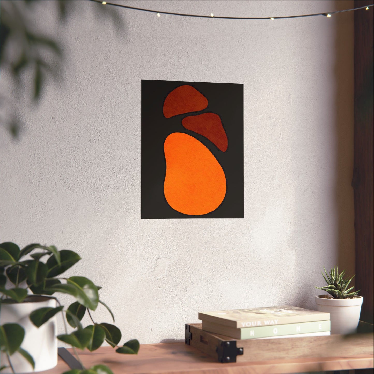Modern Abstract Matte Vertical Posters, Minimalist Wall Art, Boho Decor, Home Office Artwork, Gift for Art Lovers