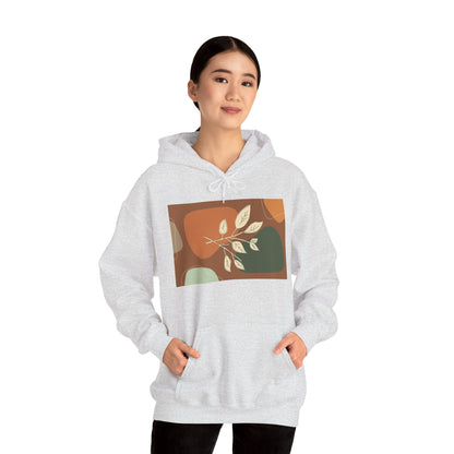Botanical Design Unisex Hoodie, Cozy Sweatshirt for Nature Lovers, Gift for Friends, Autumn Fashion, Comfortable Casual Wear