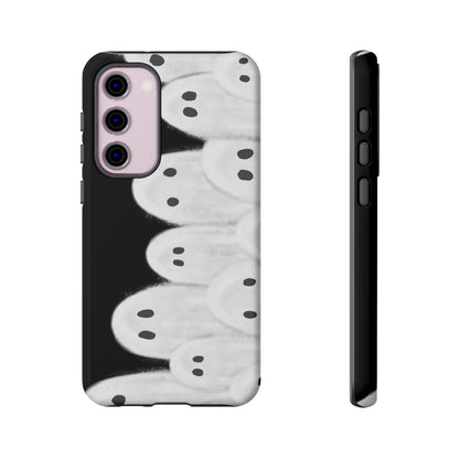 Painted Ghosts Phone Case | Ghostly Tough Phone Case for Spooky Style, Halloween Gift, Phone Cover, Ghost Theme, Unique Accessory, Spooky Season, Viral Painted Ghosts Inspired Design