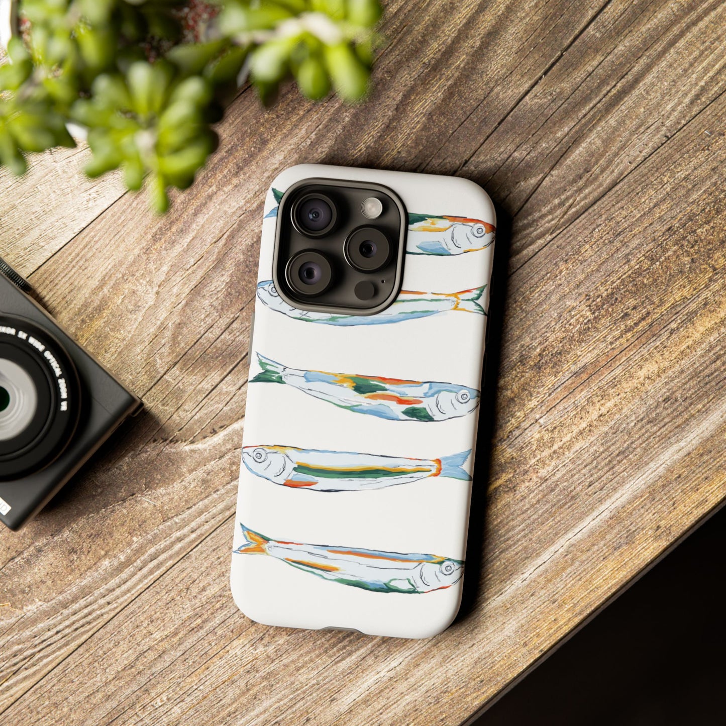 Tough Cases – Artistic Fish Design Phone Case, Unique Gift for Aquatic Lovers, Perfect for Birthdays, Holidays, and Everyday Use, Quirky Cases, Fun Phone Cases