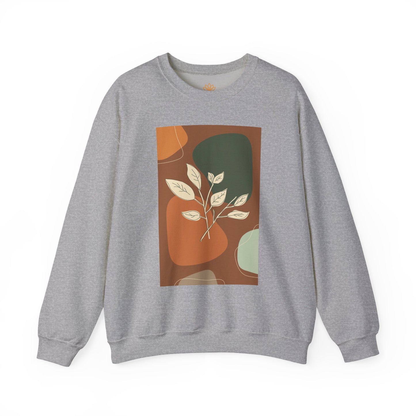 Botanical Print Crewneck Sweatshirt | Cozy Unisex Sweatshirt, Fall Fashion, Casual Wear, Gift for Her, Botanical Art