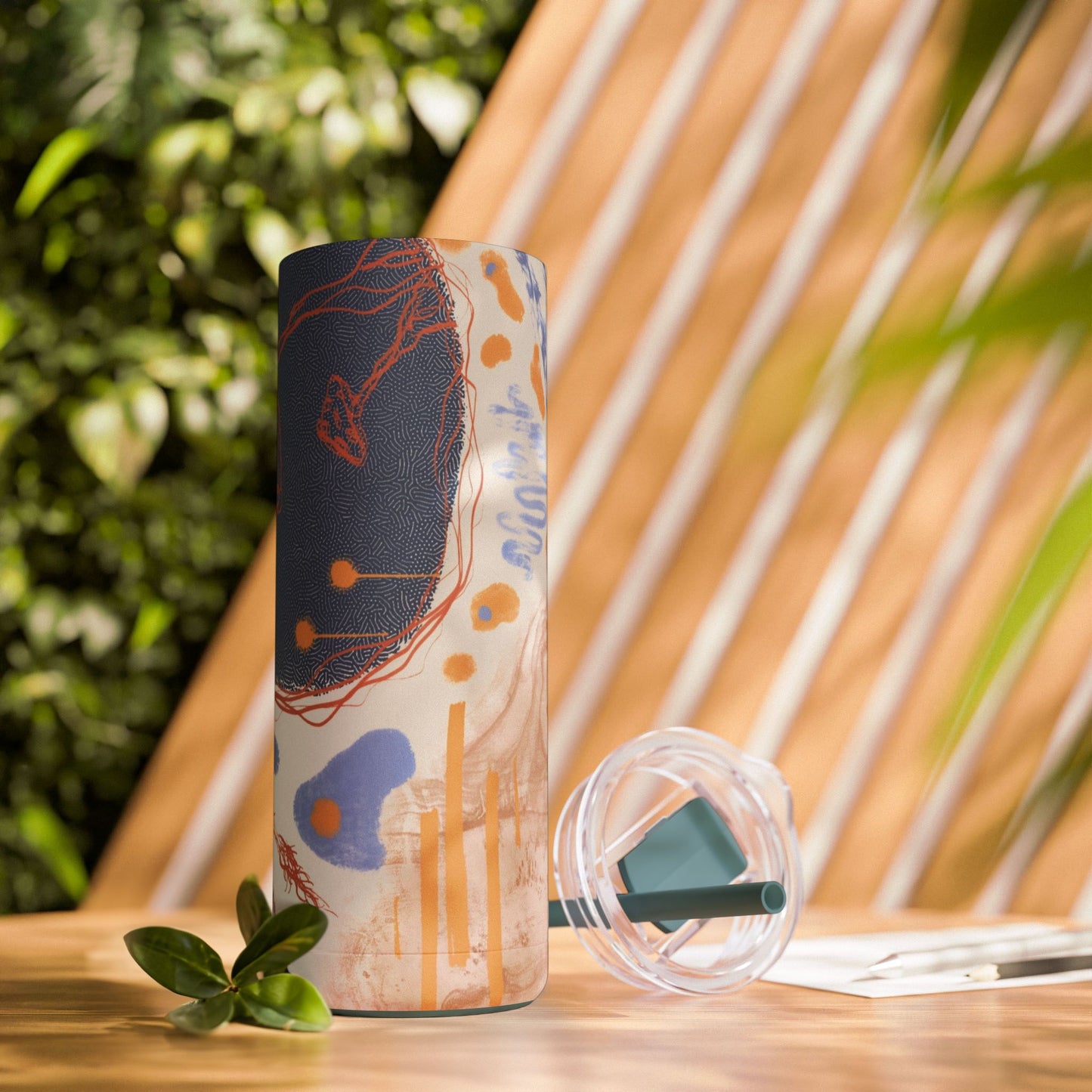 Artistic Skinny Tumbler | Unique 20oz Travel Mug | Eco-Friendly Hydration | Perfect Gift for Coffee Lovers, Art Enthusiasts, [...]