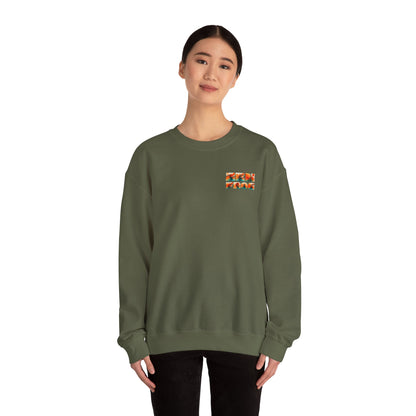 Funky Snake Unisex Crewneck Sweatshirt, Cozy Apparel, Unique Gift, Snake Art, Relaxed Style, Perfect for Casual Outings
