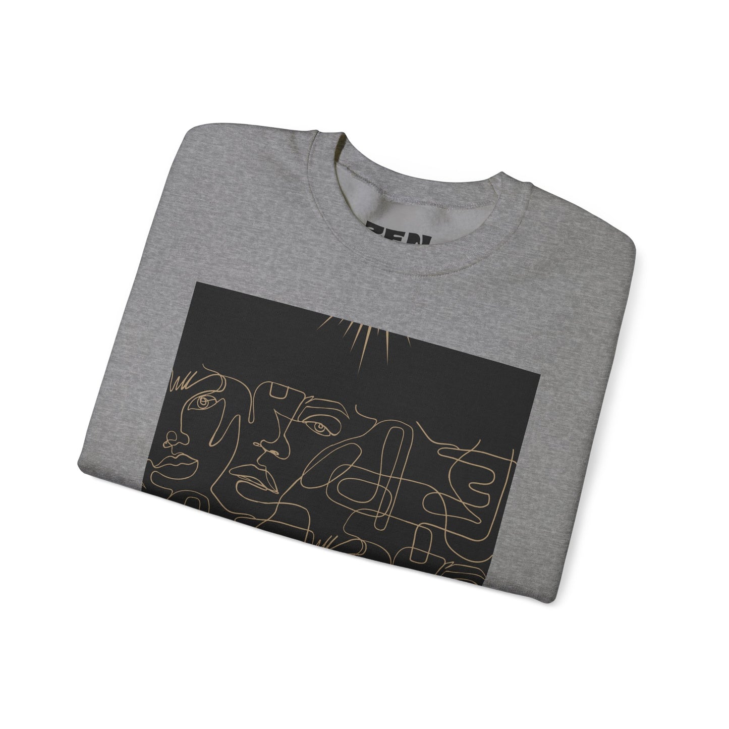 Stylish Unisex Crewneck Sweatshirt - Modern Art Design, Cozy Gift for Him/Her, Perfect for Fall, Casual Wear, Art Lovers, Abstract, Minimalist, Autumn Vibes