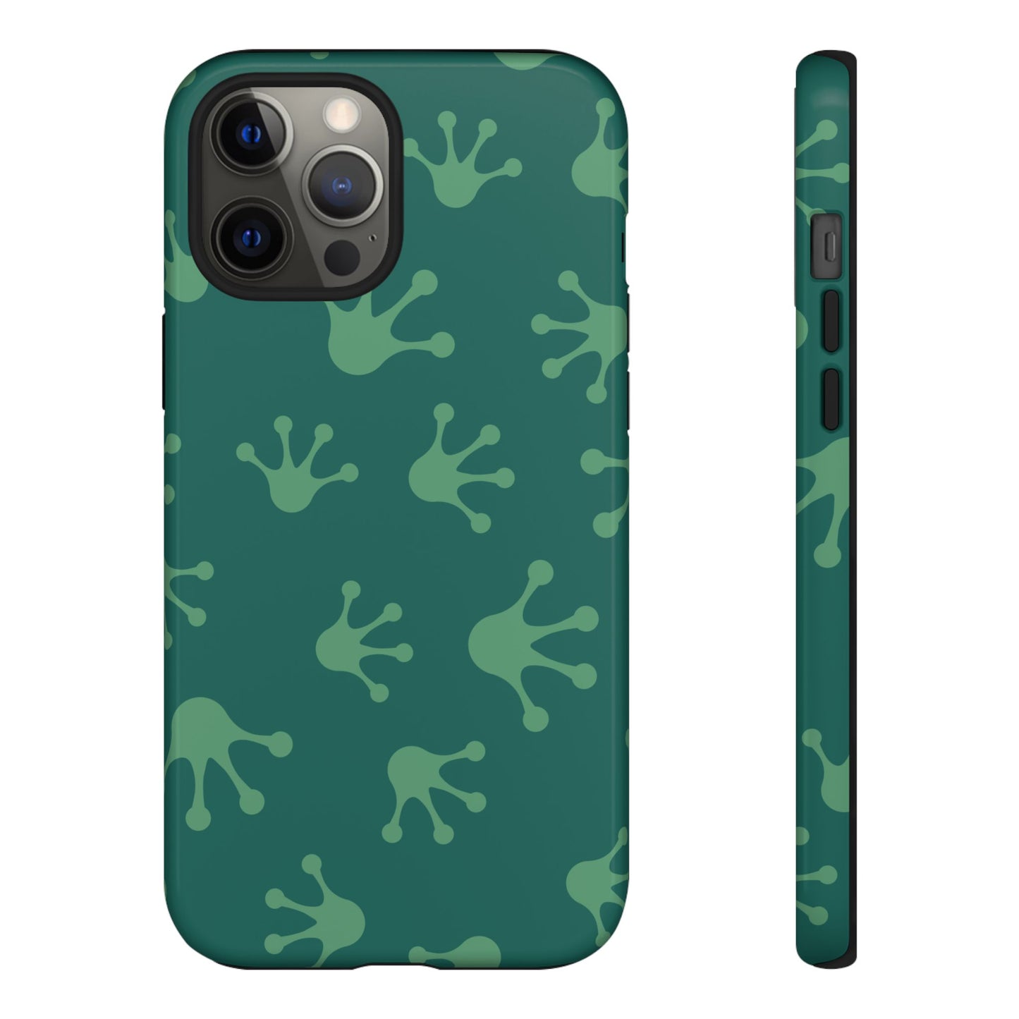 Frog Print Phone Case, Nature Lover Gift, Eco-Friendly Cover, Fun Green Design, Unique Frog Accessories