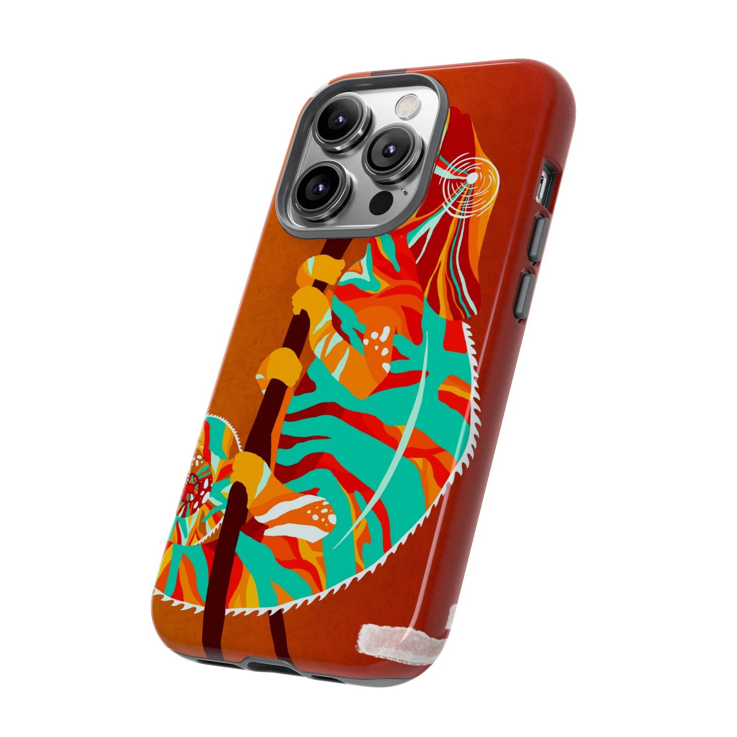 Chameleon Phone Case - Vibrant Artistic Design, Tough Cases for Animal Lovers, Unique Gift, Eco-Friendly Protection