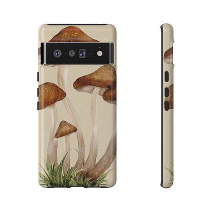Mushroom Phone Case - Nature Lover, Eco-Friendly Gift, Cute Cell Phone Cover, Aesthetic Tech Accessory, Unique Fall Decor, Artsy Phone Cases, Cute, Gift for Her, Nature-inspired Designs, Durable Cases