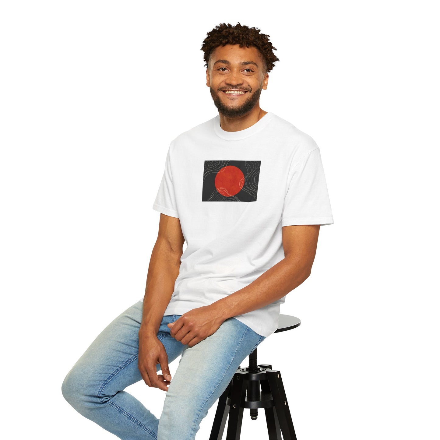 Sunset Vibes Unisex T-Shirt, Casual Summer Tee, Bohemian Shirt, Gift for Art Lovers, Men's and Women's Fashion