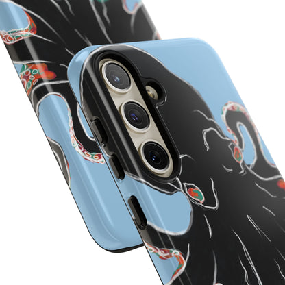 Octopus Tough Phone Case, Sea Creature Design, Ocean Lover Gift, Unique Phone Cover, Underwater Artwork