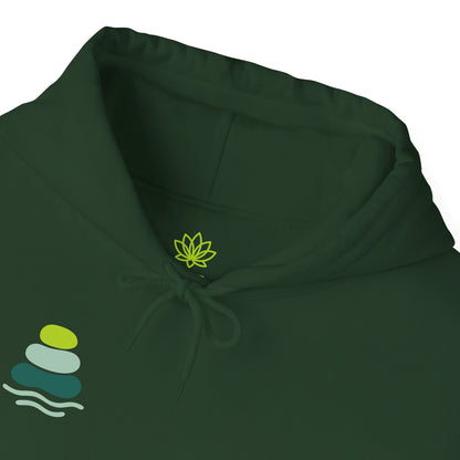 Nature-Inspired Unisex Hooded Sweatshirt, Comfortable Pullover, Casual Clothing, Eco-Friendly Gift, Chill Vibe Hoodie, Relaxing Outfit