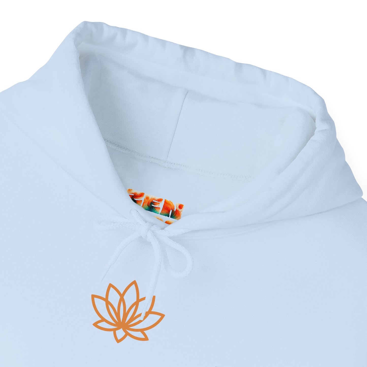 Serene Adventure Hoodie with Lotus Design, Eco-Friendly Sweatshirt for Outdoors, Yoga, Surfing, Beach Days, Mindfulness, Gift for Her, Gift for Him, Kayak Sweatshirt, Outdoor Designs