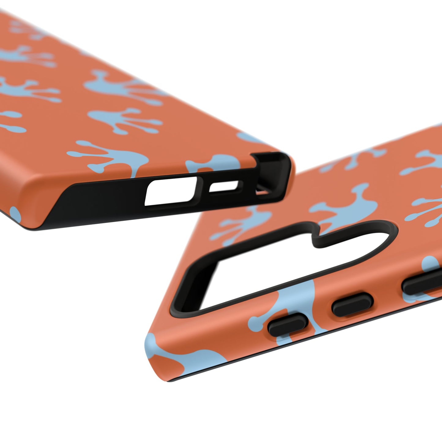 Frog Print Phone Case - Tough Cases, Orange Frog Design, Unique Gift, Fun Accessories, Vibrant Phone Cases, Cool Cases
