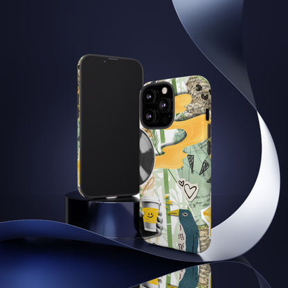 Artistic Phone Case, Unique Cell Phone Cover, Trendy Gifts for Music Lovers, Eco-Friendly Phone Accessory, Stylish Tech Gifts, Cool Cases, Unique Phone Cases