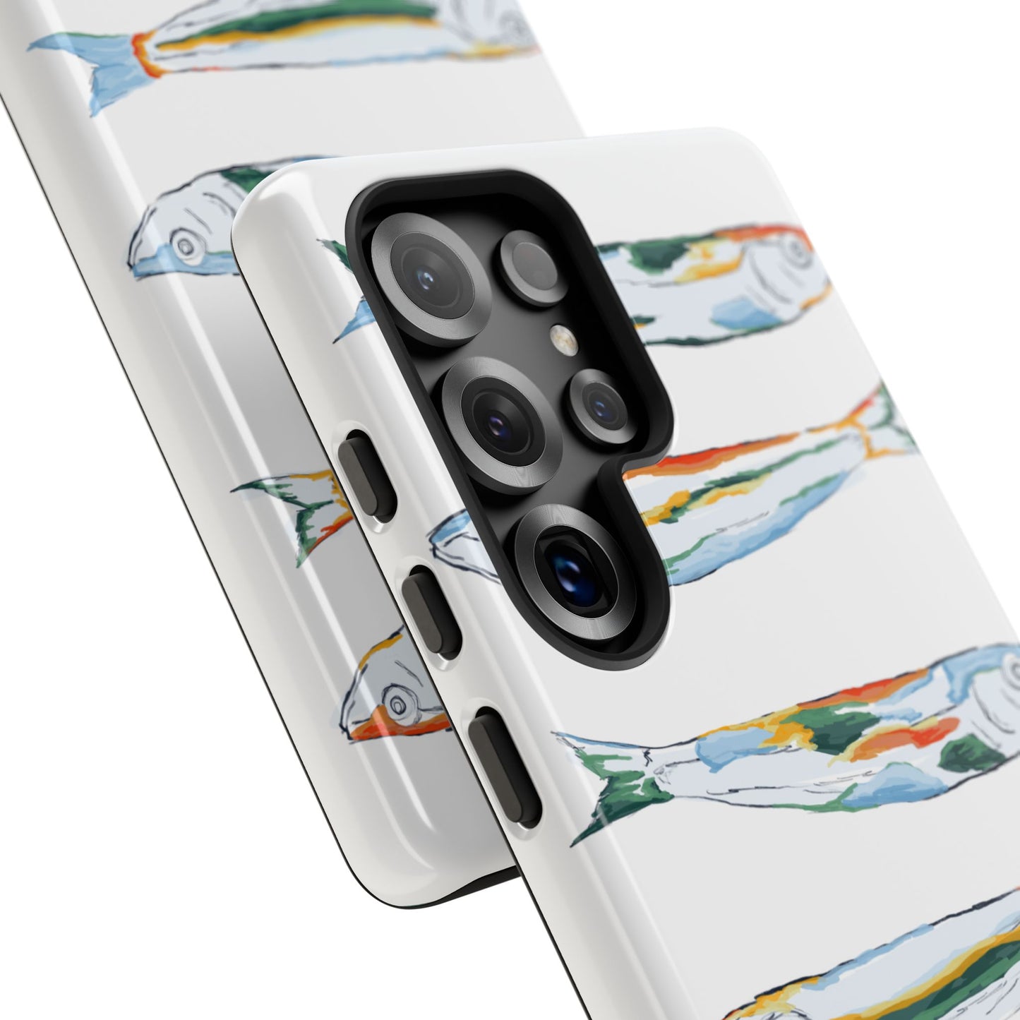 Tough Cases – Artistic Fish Design Phone Case, Unique Gift for Aquatic Lovers, Perfect for Birthdays, Holidays, and Everyday Use, Quirky Cases, Fun Phone Cases