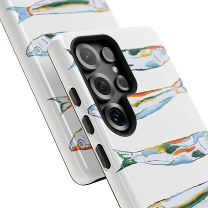 Tough Cases – Artistic Fish Design Phone Case, Unique Gift for Aquatic Lovers, Perfect for Birthdays, Holidays, and Everyday Use, Quirky Cases, Fun Phone Cases