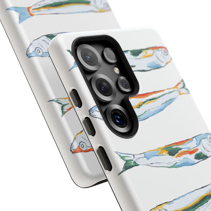 Tough Cases – Artistic Fish Design Phone Case, Unique Gift for Aquatic Lovers, Perfect for Birthdays, Holidays, and Everyday Use, Quirky Cases, Fun Phone Cases
