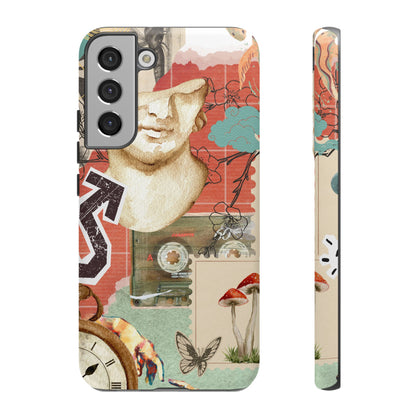Artistic iPhone Case, Tough Cases with Vintage Design, Unique Phone Cover, Gift for Art Lovers, Protective Case for All Occasions, Vintage Collage Art