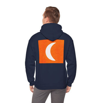 Zen Frog & Moon Unisex Hoodie, Cozy Sweatshirt for Relaxation, Gifts for Nature Lovers, Festival Wear, Everyday Comfort