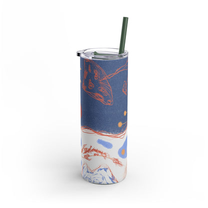 Artistic Skinny Tumbler | Unique 20oz Travel Mug | Eco-Friendly Hydration | Perfect Gift for Coffee Lovers, Art Enthusiasts, [...]