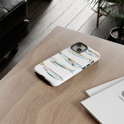 Tough Cases – Artistic Fish Design Phone Case, Unique Gift for Aquatic Lovers, Perfect for Birthdays, Holidays, and Everyday Use, Quirky Cases, Fun Phone Cases