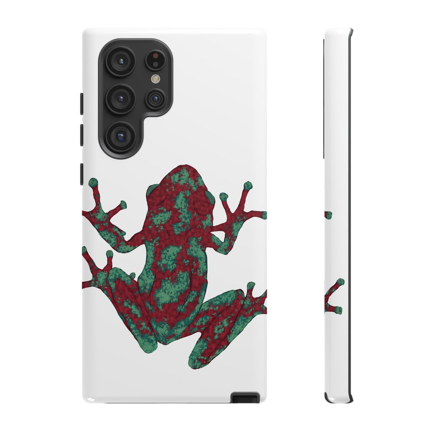 Frog Phone Case, Tough Cases, Eco-Friendly Phone Accessories, Unique Gifts for Nature Lovers, Cute Frog Design