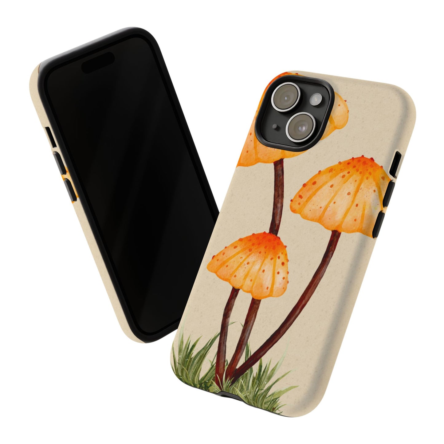 Mushroom Phone Case, Tough Cases for Nature Lovers, Unique Phone Covers, Gifts for Eco Enthusiasts, Fun Protective Cases